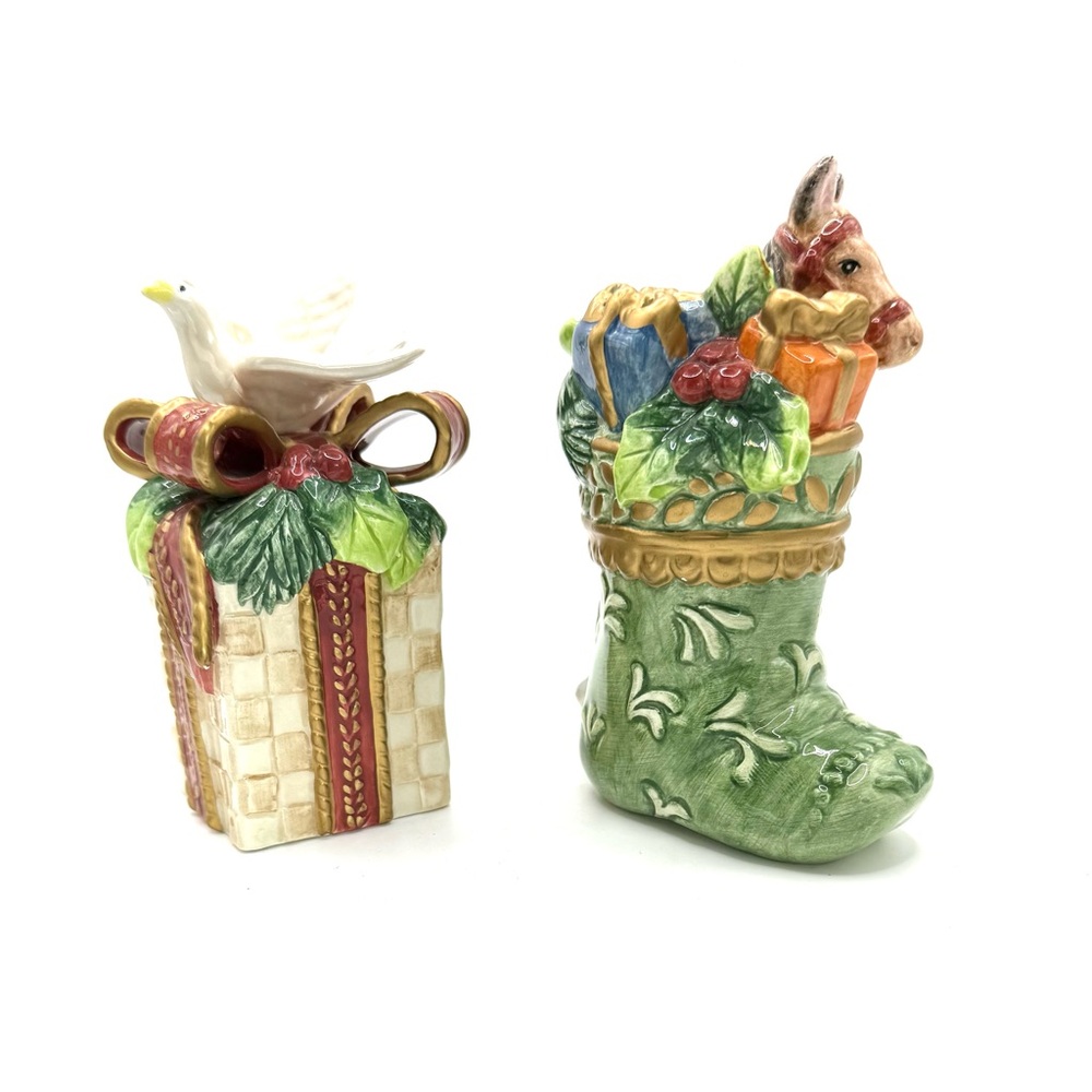 Fitz & Floyd Salt/Pepper Shakers